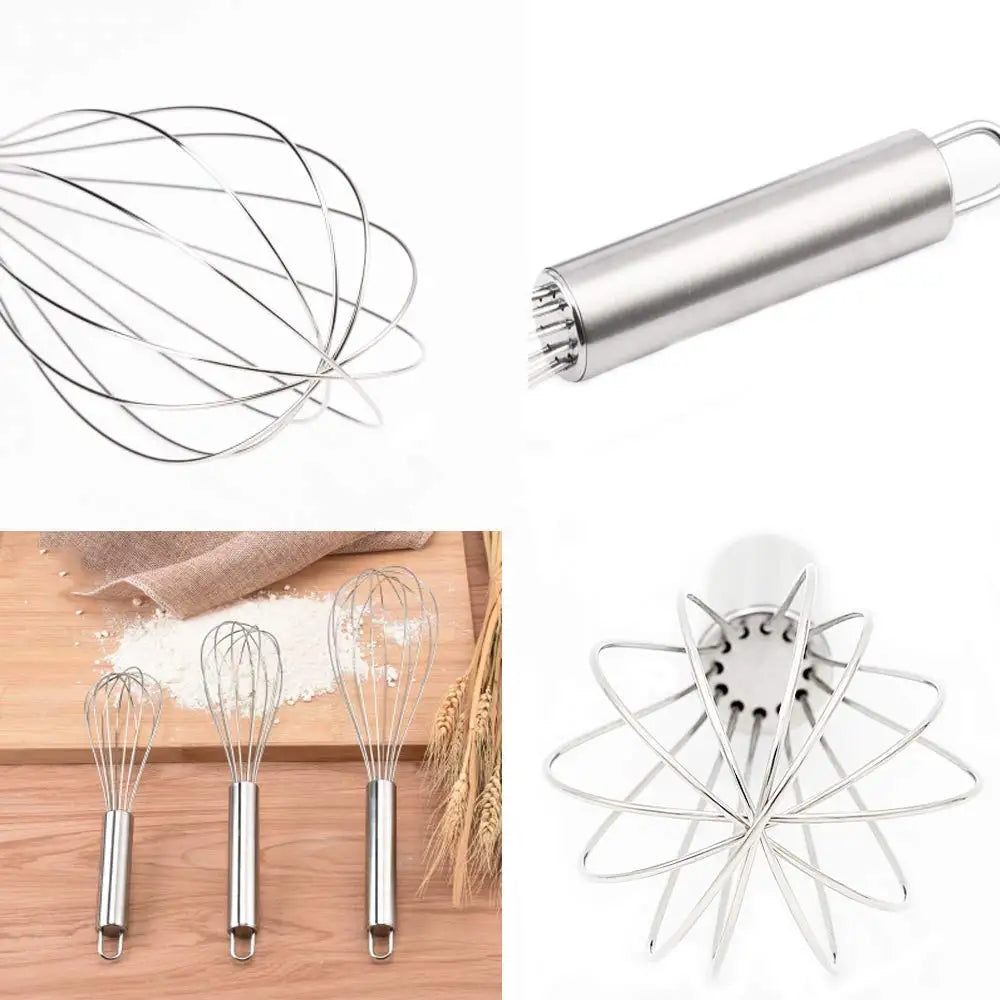 3pcs Stainless Steel Whisk Set