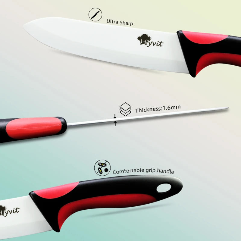 Ceramic Knife Set - 2 Tone