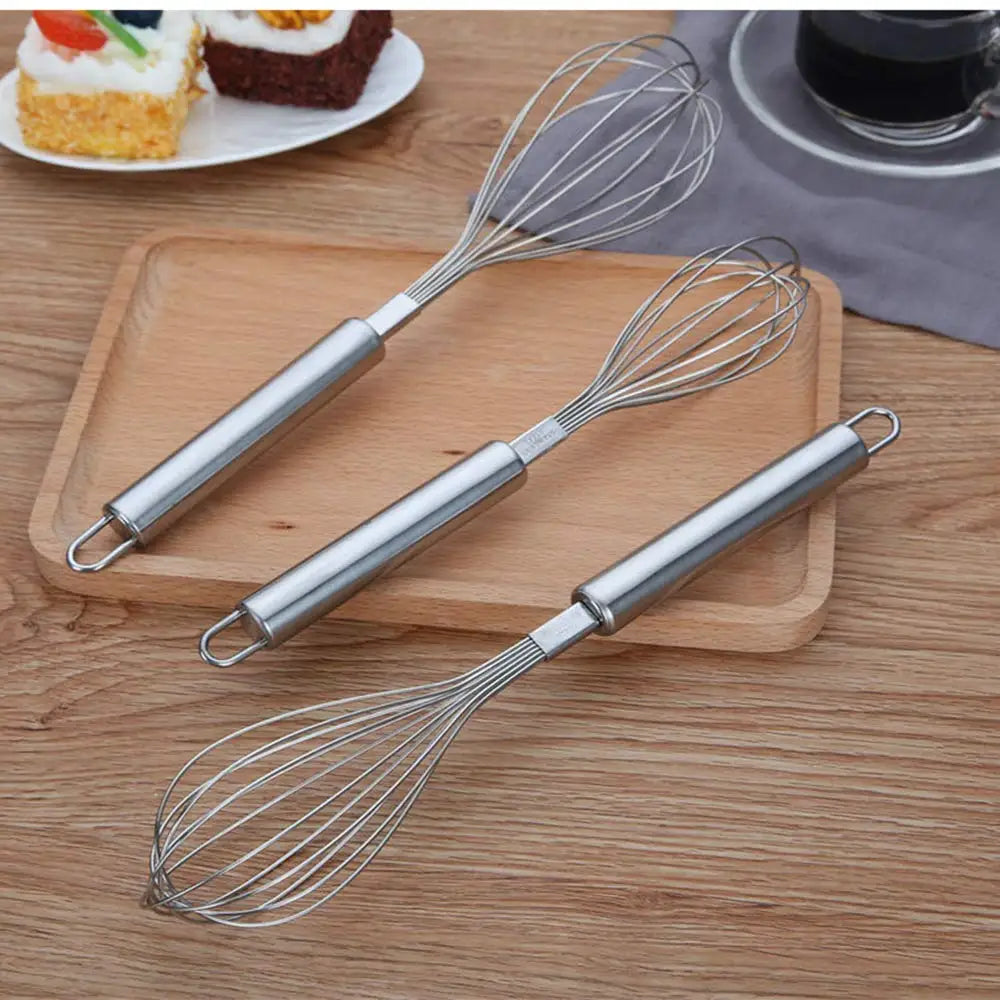 3pcs Stainless Steel Whisk Set