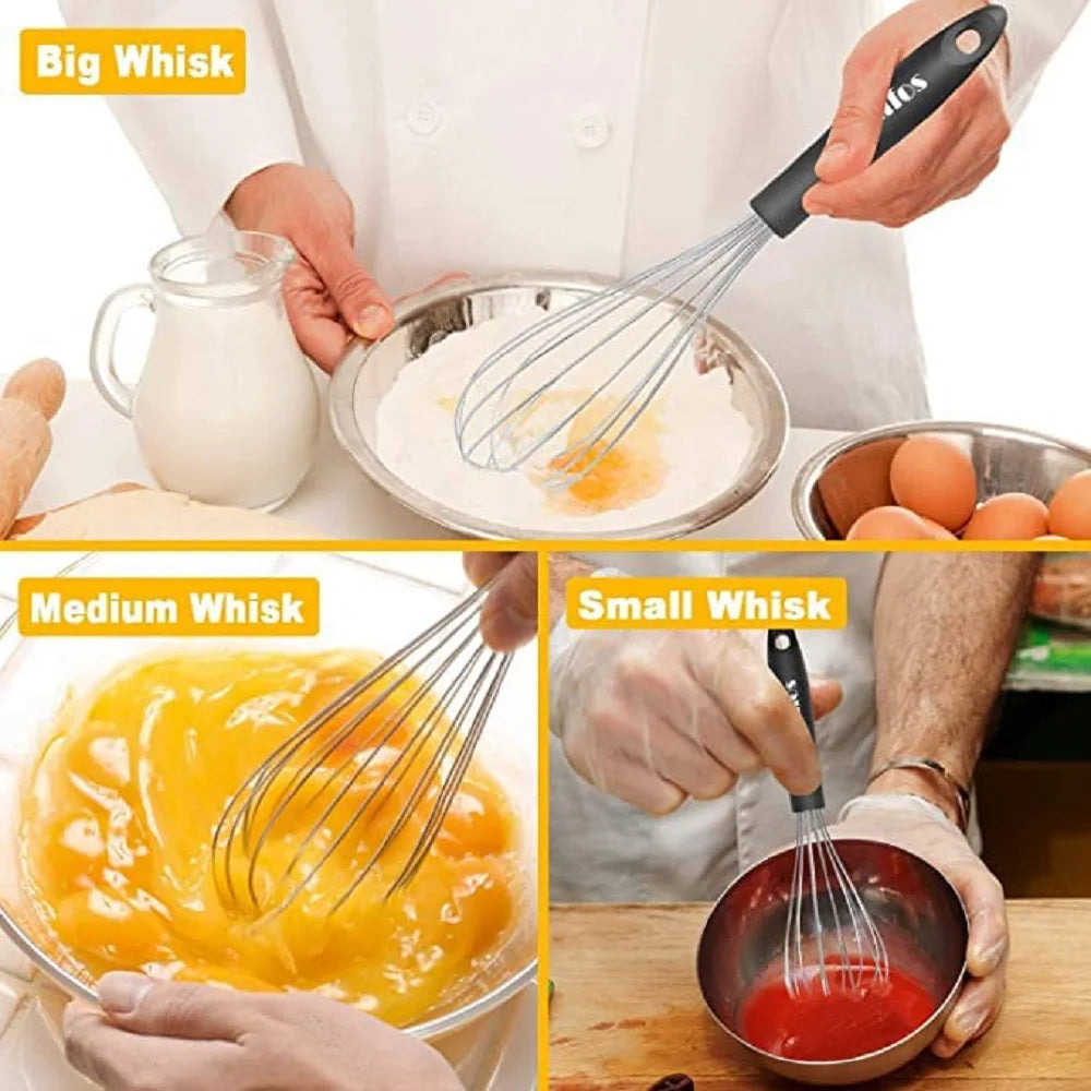 Walfos Stainless Steel Wire Whisks