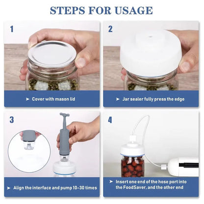 Jar Vacuum Sealer & Attachment Kit